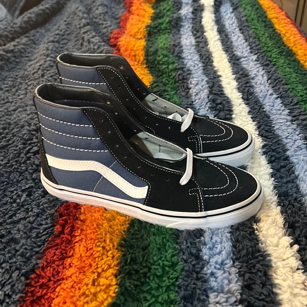 Hightop black/blue Vans